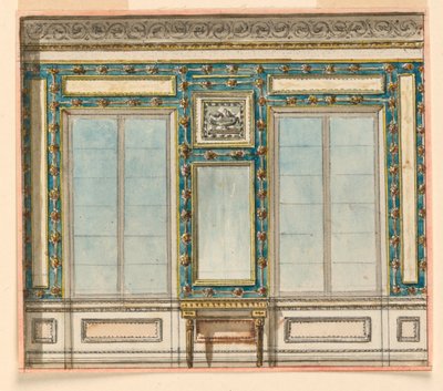 Design for a Window Wall by Unknown artist