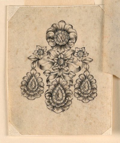 Design for an Earring by Unknown artist
