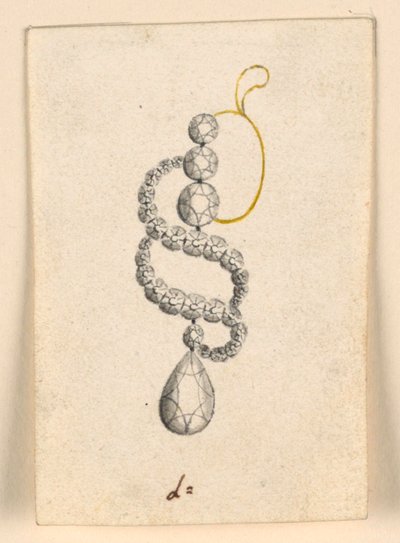 Design for an Earring by Unknown artist