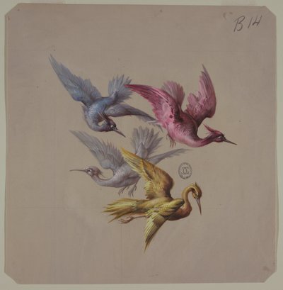 Designs for Wallpaper and Textiles: Birds by Unknown artist