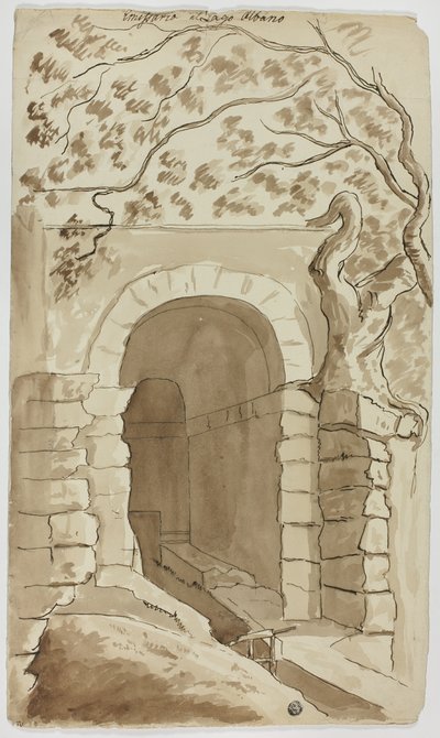 Effluent of Lake Albano by Unknown artist