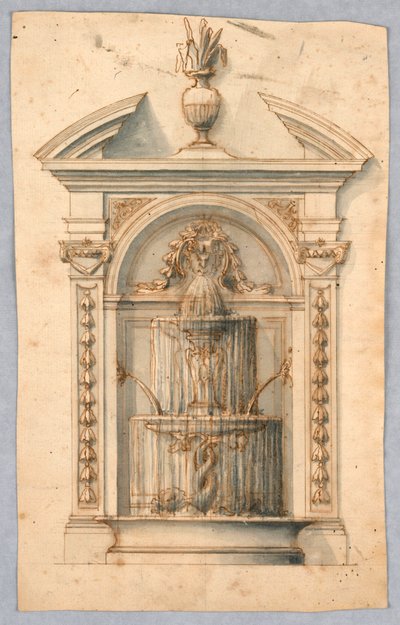 Elevation of a Fountain by Unknown artist