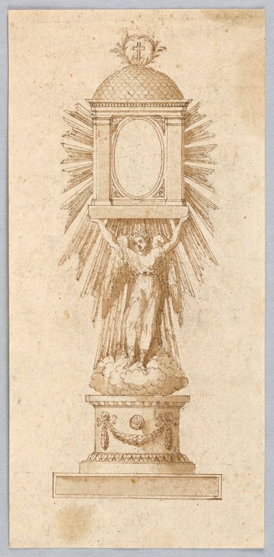 Elevation of a Monstrance by Unknown artist