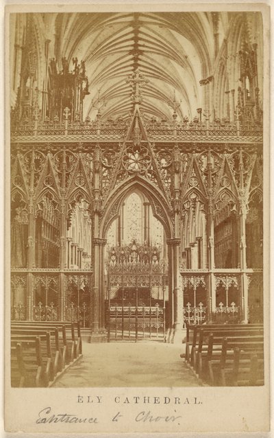 Ely Cathedral: Entrance to Choir by Unknown artist
