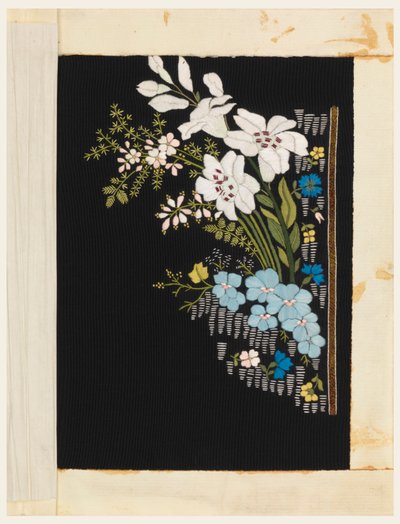 Embroidery sample by Unknown artist