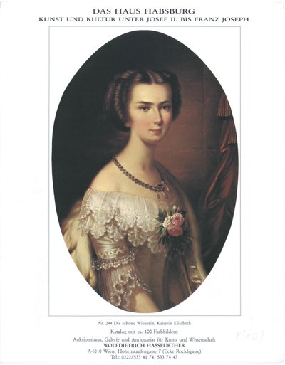 Empress of Austria Elisabeth by Unknown artist
