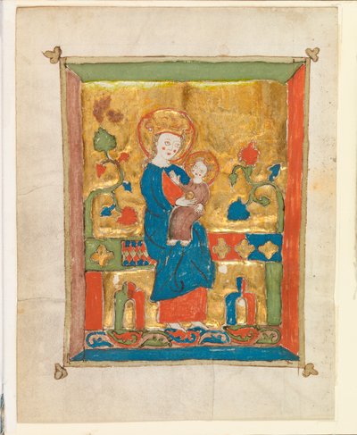 Enthroned Virgin and Child by Unknown artist