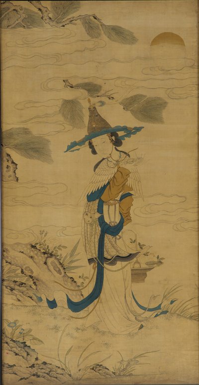 Female Immortal with a Basket by Unknown artist