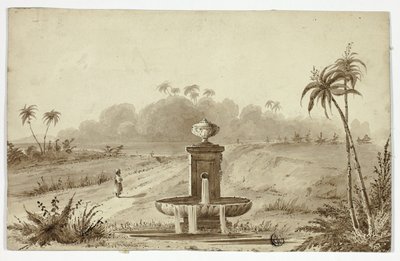 Fountain in Oasis by Unknown artist