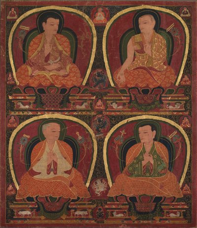 Four Seated Masters by Unknown artist