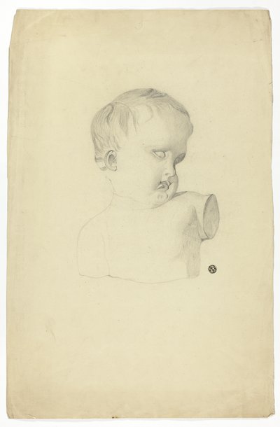 Fragment of Bust of Child by Unknown artist