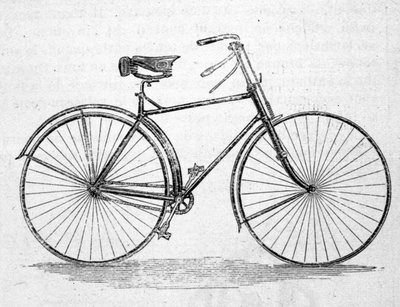 Frame bicycle model by Unknown artist