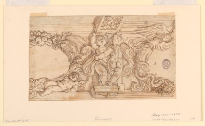 Frieze with Putti and Medallions by Unknown artist
