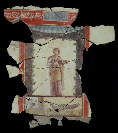 Fresco Fragment by Unknown artist
