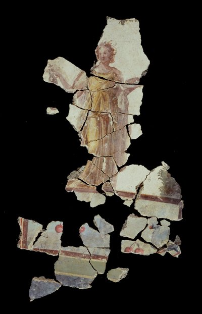 Fresco Fragment by Unknown artist