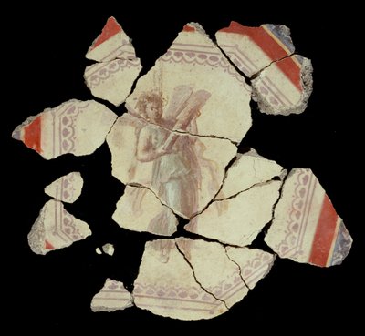 Fresco Fragment by Unknown artist