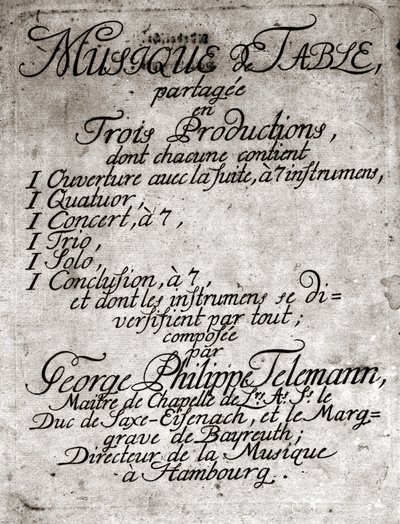 Georg Philipp Telemann. German Composer by Unknown artist