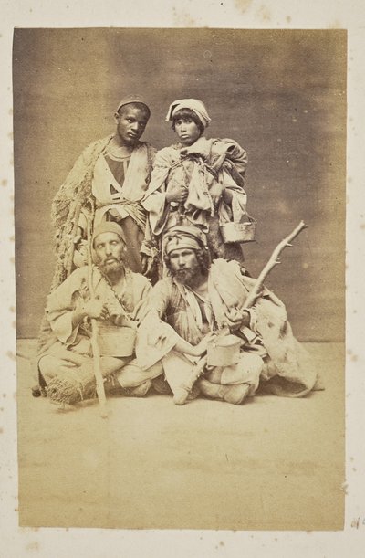 Group Portrait of Four Peasants by Unknown artist