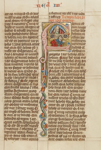 Initial F: The Ascension of Elijah by Unknown artist