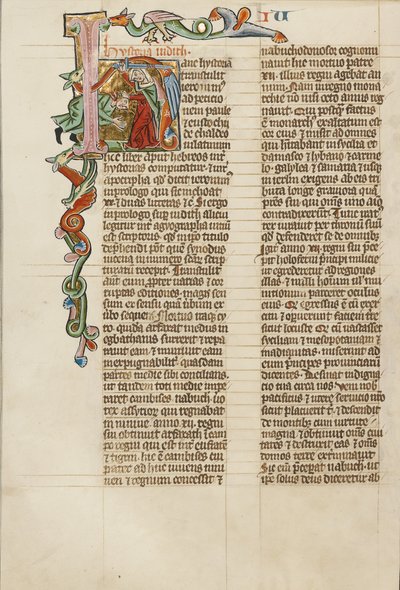 Initial H: Judith Beheading Holofernes by Unknown artist