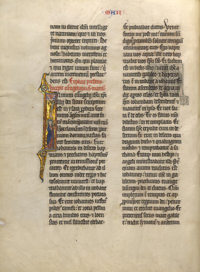Initial I: Saint Mark with his Symbol by Unknown artist