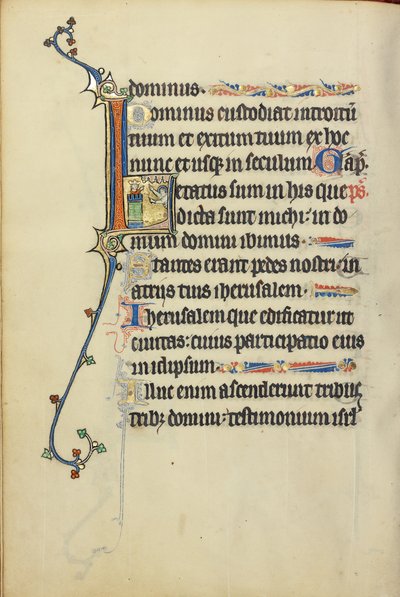 Initial L: David Speaking to an Angel by Unknown artist