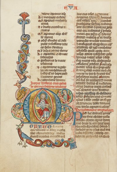 Initial M: Christ in Majesty by Unknown artist