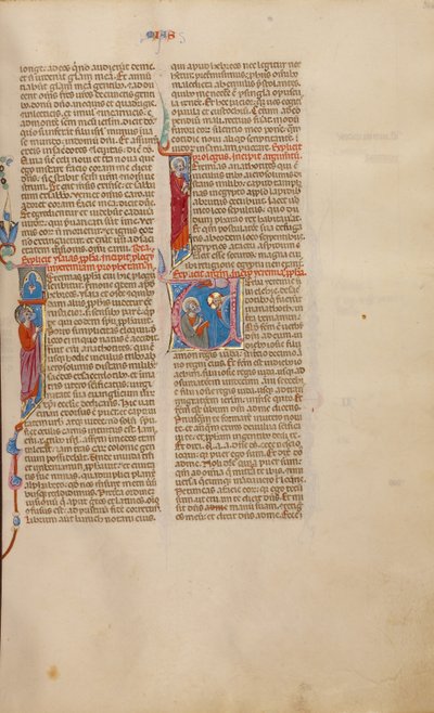 Initial V: God Speaking to Jeremiah by Unknown artist