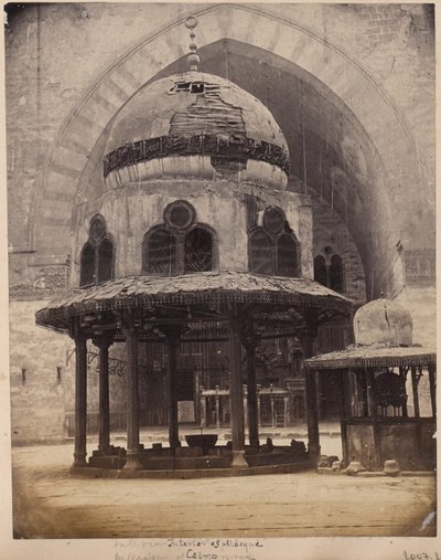 Interior of Mosque, Cairo by Unknown artist