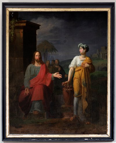 Jesus and the Samaritan woman by Unknown artist