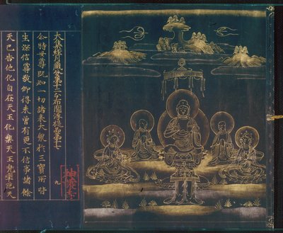Jingoji Sutra and Wrapper by Unknown artist