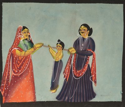 Kalighat Painting by Unknown artist