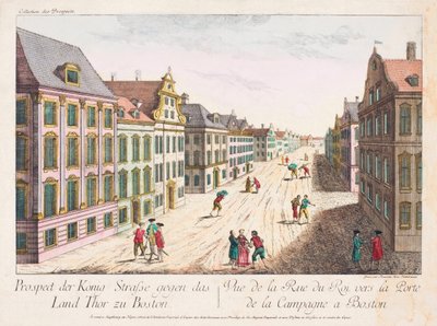 King Street, Boston by Unknown artist