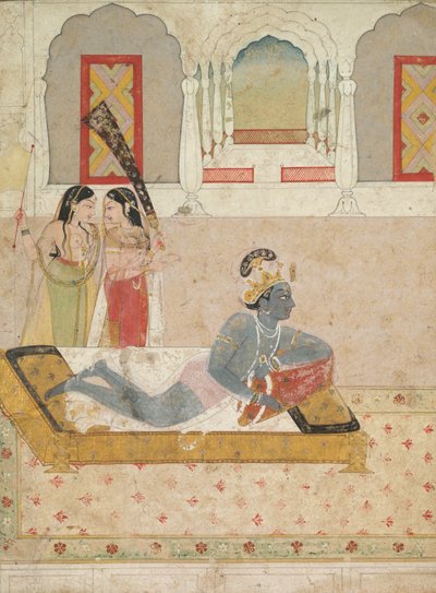 Krishna Awaiting Radha by Unknown artist