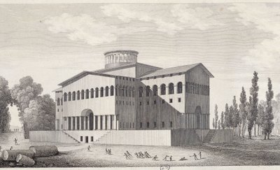 The House of Education by Ledoux (engraving) by Unknown artist