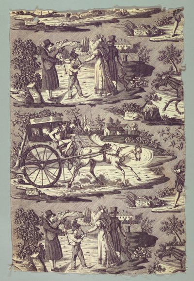 The Road to Poissy by Unknown artist
