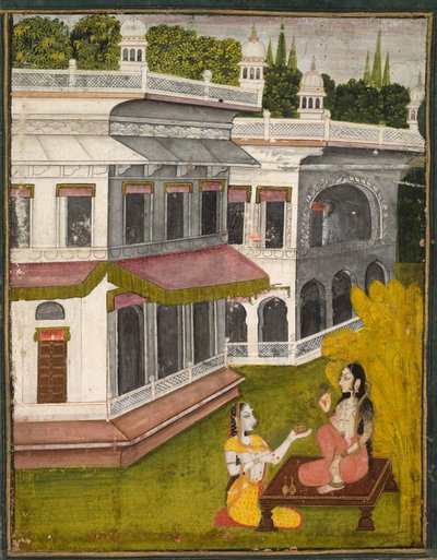 Lady and Her Confidante by Unknown artist