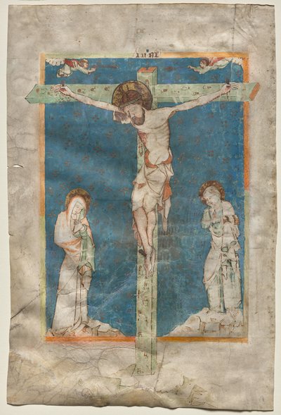 Leaf from a Missal: The Crucifixion by Unknown artist