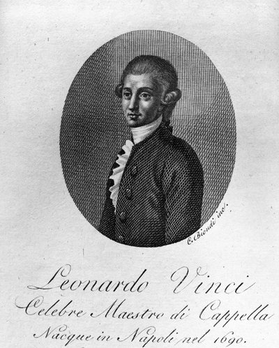 Leonardo Vinci, Italian composer by Unknown artist