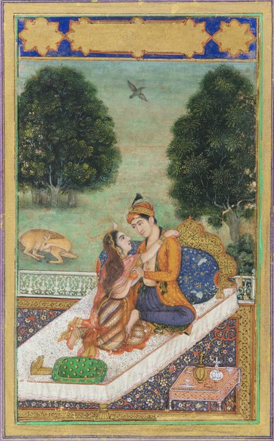 Lovers on a Terrace by Unknown artist