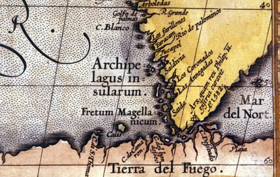 Magellan Strait. 16th Century Atlas by Unknown artist