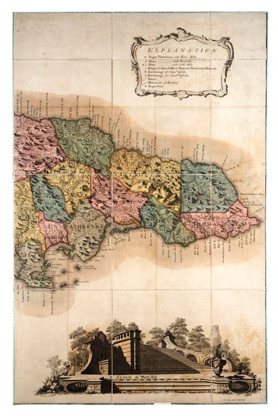 Map of Jamaica by Unknown artist
