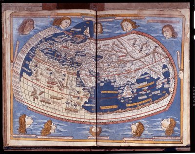 Map of Ptolemy published in 1482 by Unknown artist