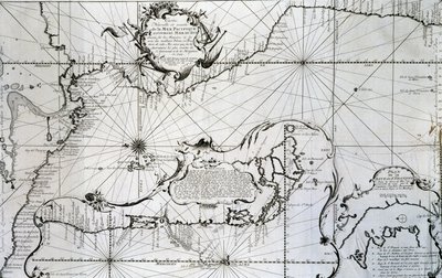 Map of the Pacific Ocean by Unknown artist