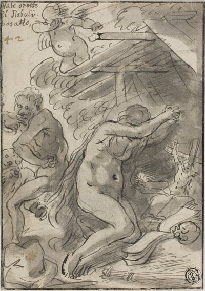 Mary Magdalene in Wilderness by Unknown artist