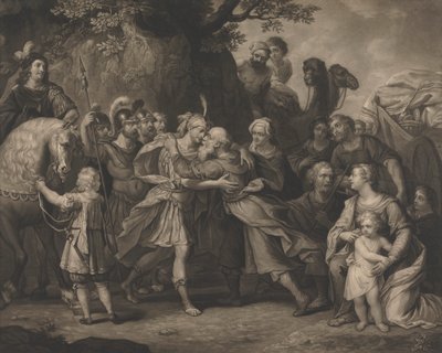 Meeting of Jacob and Esau by Unknown artist