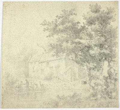 Mill; Tree by Unknown artist