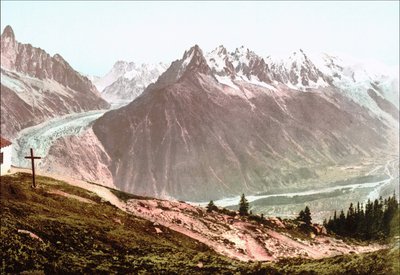 Mont Blanc around 1890 by Unknown artist