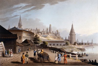 Moscow, the Kremlin. 19th Century Illustration by Unknown artist