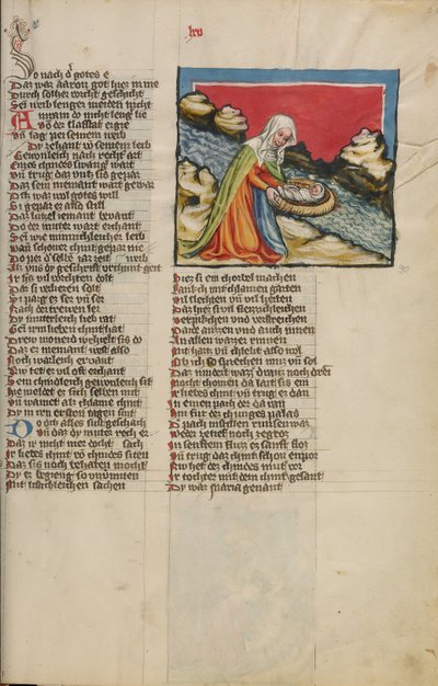 Moses Placed in the River by Unknown artist